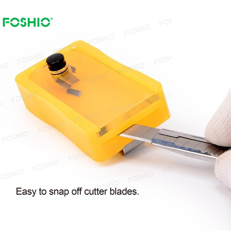 Foshio Blades Entsorgungsbehälter für abbrechbare Rasierklingen-Aufbewahrungsbox